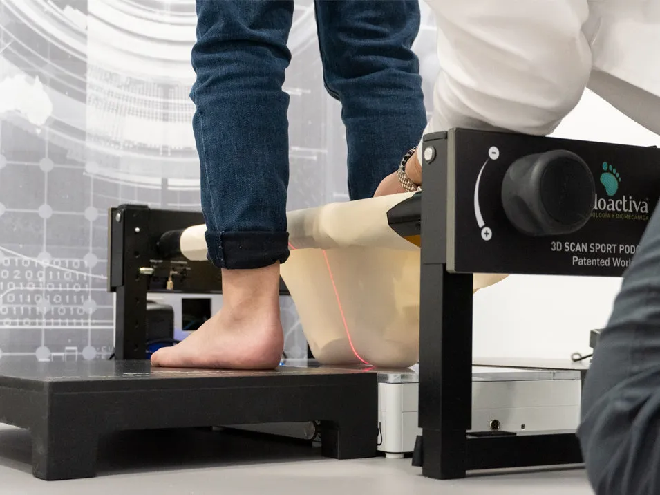 Escaneig del peu amb 3D Scan Podoactiva